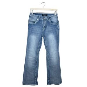 SKY Bootcut Embellished‎ Skull Denim Jeans Size 7/8